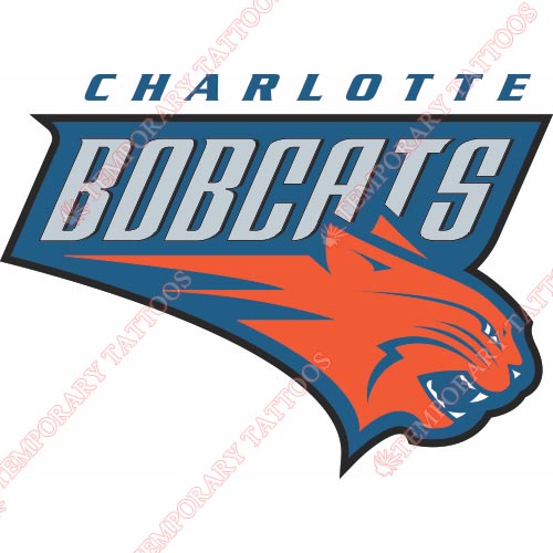 Charlotte Bobcats Customize Temporary Tattoos Stickers NO.922